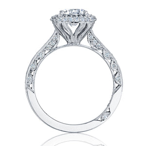 Tacori Cushion Halo Diamond Engagement Ring