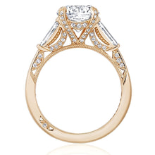 Tacori Halo Engagement Ring w/ Pave Set Diamonds