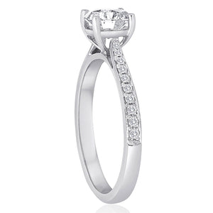 Signature Pave Diamond Engagement Ring