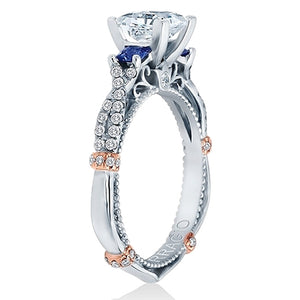 Verragio Diamond and Sapphire Twist Engagement Ring