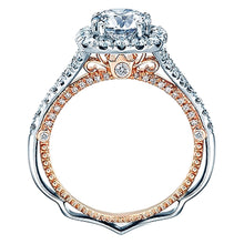 Verragio Split Shank Halo Diamond Engagement Ring