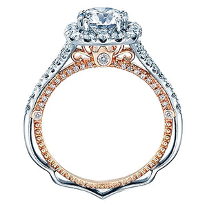 Verragio Split Shank Halo Diamond Engagement Ring