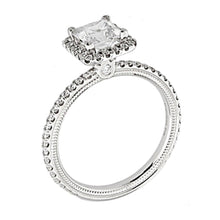 Verragio Pave Halo Diamond Engagement Ring