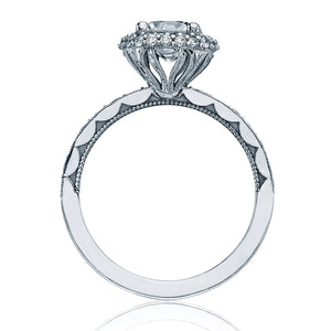 Tacori Double Row Halo Diamond Engagement Ring