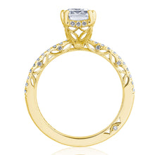 Tacori Solitaire Pave Diamond Engagement Ring