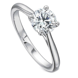 Precision Set Solitaire Diamond Engagement Ring