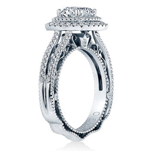 Verragio Double Halo Pave Diamond Engagement Ring