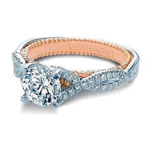 Verragio Pave Twist Diamond Engagement Ring
