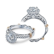 Verragio Halo Pave Diamond Engagement Ring