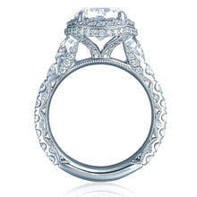 Tacori RoyalT Graduated Prong Set Diamond Engagement Ring w/ Bloom