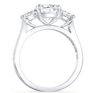 3-Stone Channel Set Diamond Engagement Ring