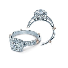Verragio Halo Twist Engagement Ring