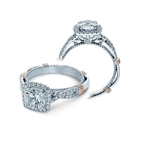 Verragio Halo Twist Engagement Ring