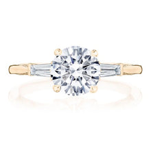 Tacori Baguette Diamond Engagement Ring