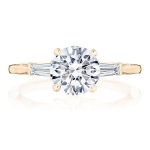 Tacori Baguette Diamond Engagement Ring
