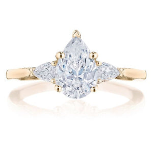 Tacori Three Stone Diamond Engagement Ring
