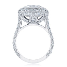 Tacori RoyalT Emerald Cut Diamond Engagement Ring