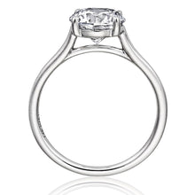 Henri Daussi Solitaire Engagement Ring
