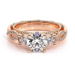 Verragio Three Stone Diamond Engagement Ring