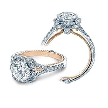 Verragio Halo Split Shank Engagement Ring
