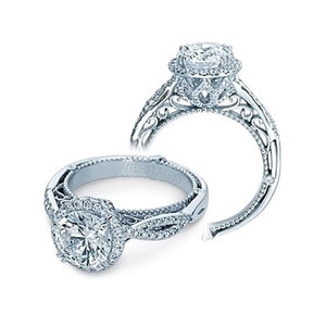 Verragio Halo Twist Engagement Ring
