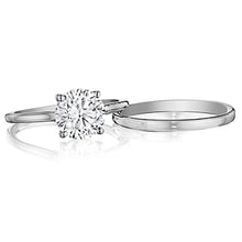 Henri Daussi Solitaire Engagement Ring