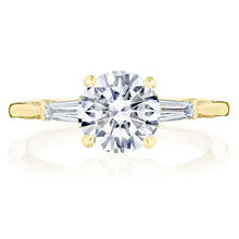 Tacori Baguette Diamond Engagement Ring