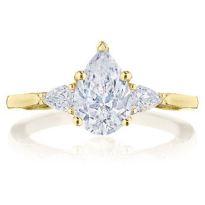 Tacori Three Stone Diamond Engagement Ring