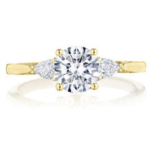 Tacori Three Stone Diamond Engagement Ring