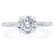 Tacori Baguette Diamond Engagement Ring