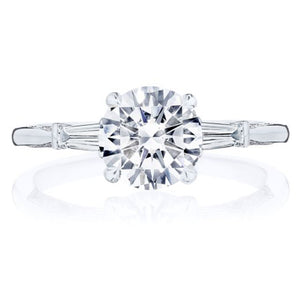 Tacori Baguette Diamond Engagement Ring