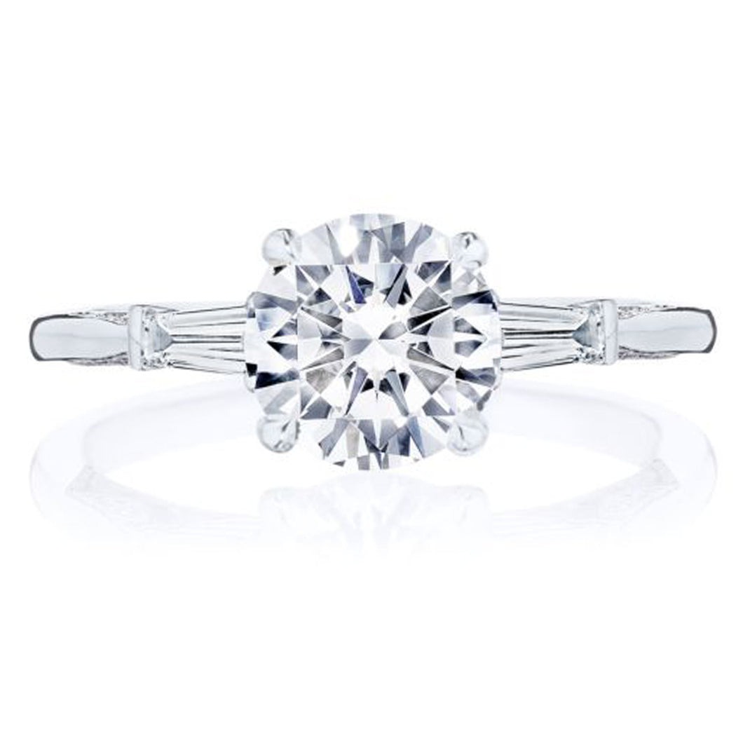 Tacori Baguette Diamond Engagement Ring