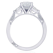Tacori Three Stone Diamond Engagement Ring