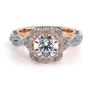 Verragio Halo Twist Engagement Ring