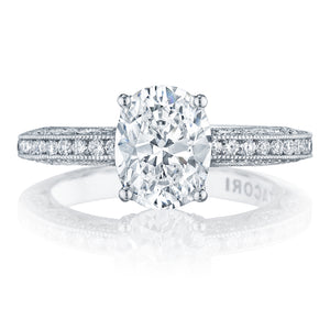 Tacori Pave Diamond Engagement Ring