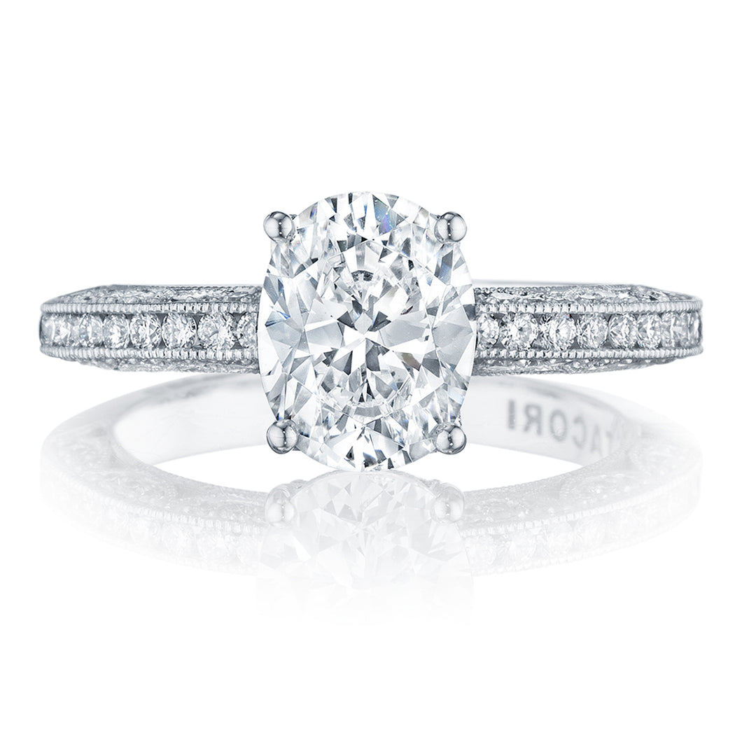 Tacori Pave Diamond Engagement Ring