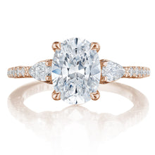 Tacori Three Stone Diamond Engagement Ring