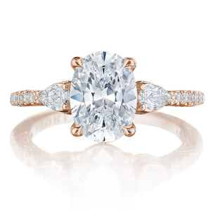 Tacori Three Stone Diamond Engagement Ring