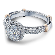 Verragio Halo Pave Diamond Engagement Ring