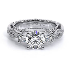 Verragio Three Stone Diamond Engagement Ring