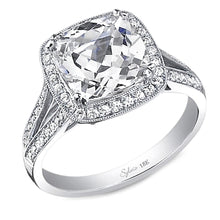 Sylvie Split Shank Diamond Engagement Ring