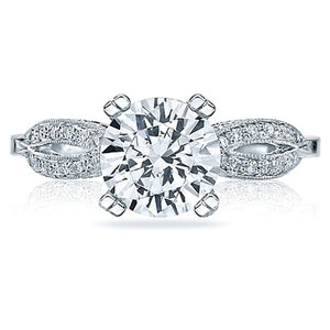 Tacori Diamond Split Shank Engagement Ring