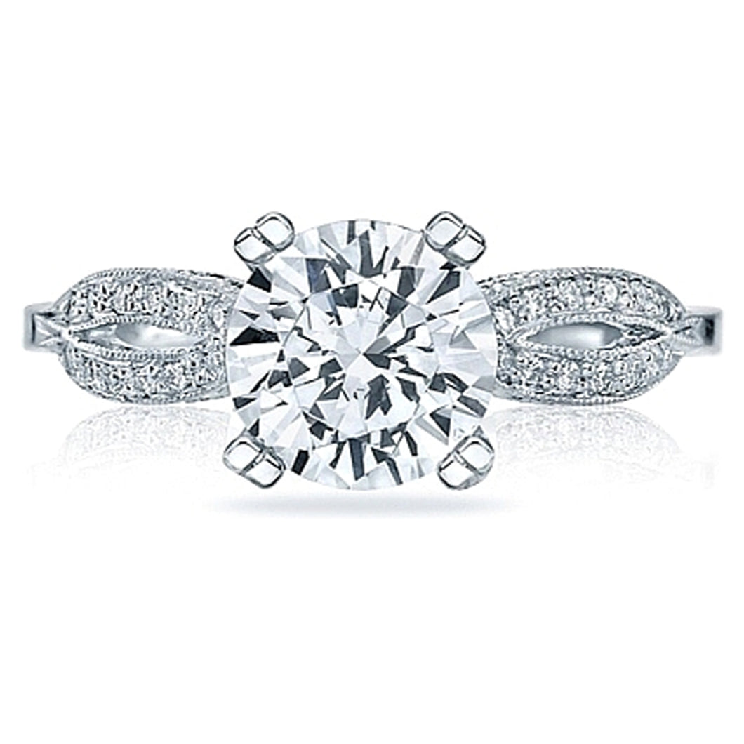 Tacori Diamond Split Shank Engagement Ring