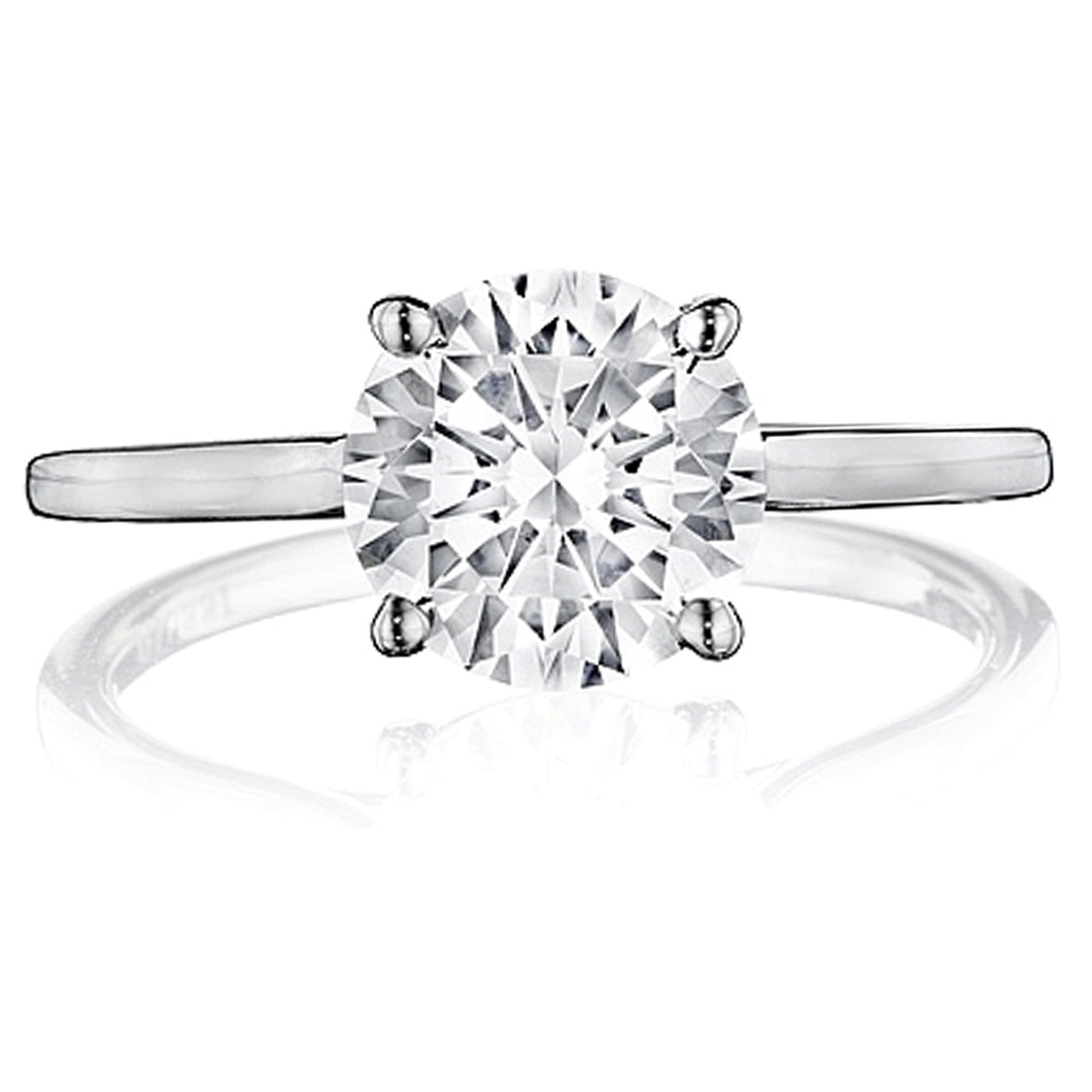 Henri Daussi Solitaire Engagement Ring