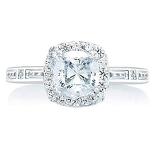 A.Jaffe Halo Diamond Engagement Ring