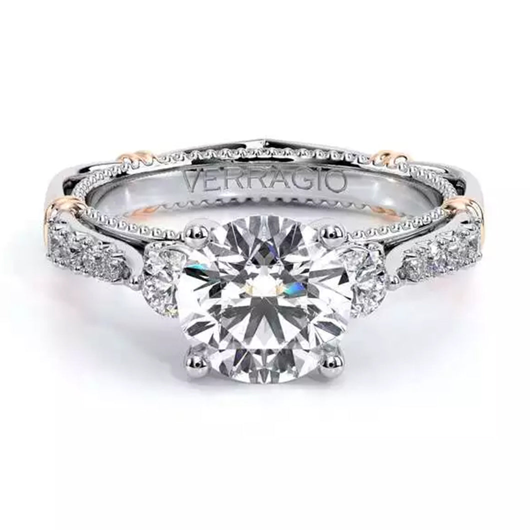 Verragio Three Stone Diamond Engagement Ring