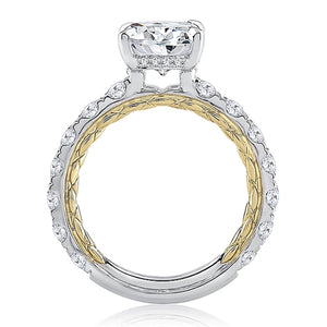 A.Jaffe Pave Diamond Engagement Ring