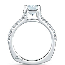 A.Jaffe Split Shank Diamond Engagement Ring