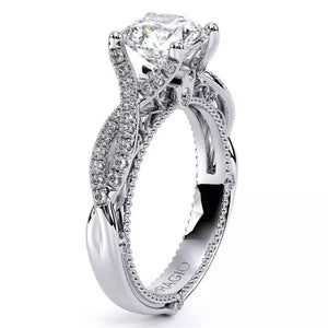 Verragio Twist Shank Diamond Engagement Ring
