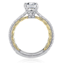 A.Jaffe Two-Tone Pave Diamond Engagement Ring